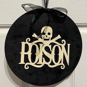 Reversible Halloween Sign